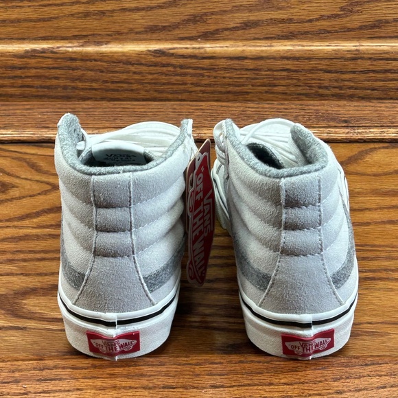 Vans‎ Sk8 Hi Slim Vintage Suede True White Shoes - Picture 6 of 9